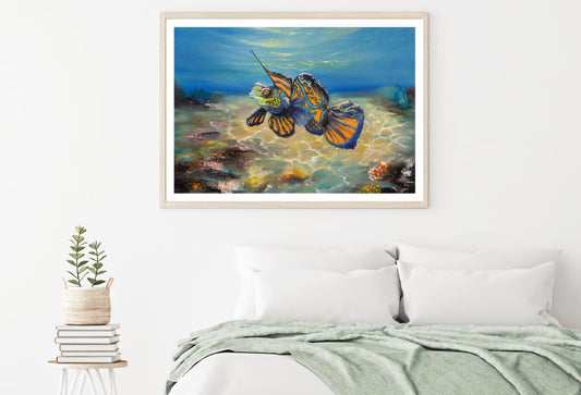 Colorful Fish Oil Painting Home Decor Premium Quality Poster Print Choose Your Sizes