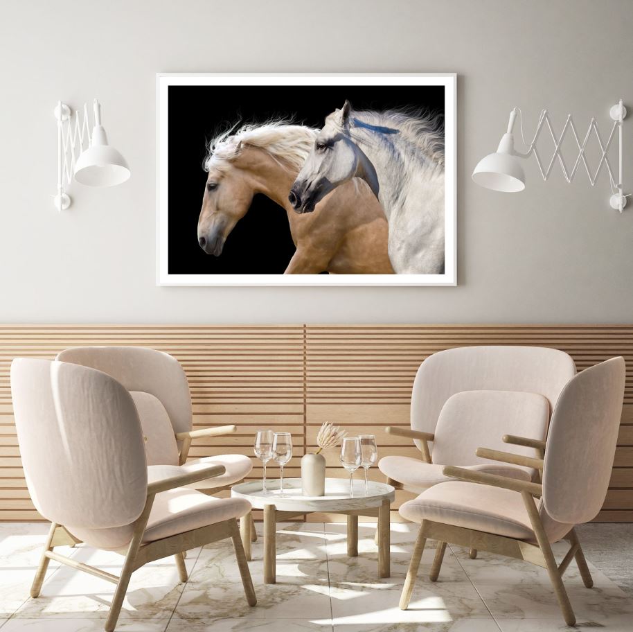 Horses Portrait Photograph Home Decor Premium Quality Poster Print Choose Your Sizes