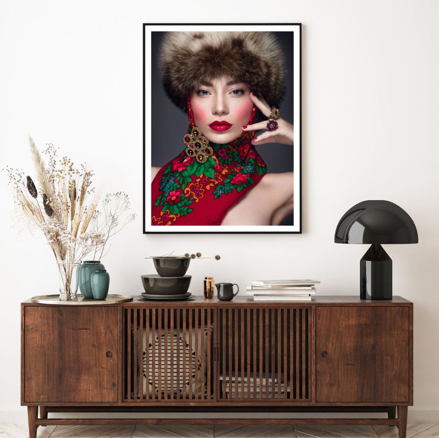 Fashion Girl Portrait Photograph Home Decor Premium Quality Poster Print Choose Your Sizes