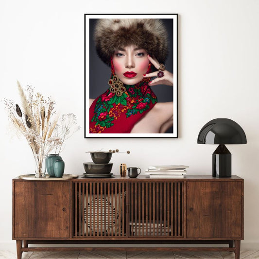 Fashion Girl Portrait Photograph Home Decor Premium Quality Poster Print Choose Your Sizes