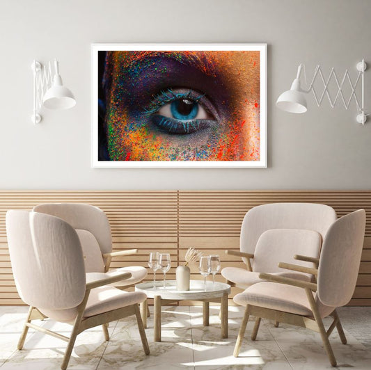 Woman Portrait Eye Photograph Home Decor Premium Quality Poster Print Choose Your Sizes