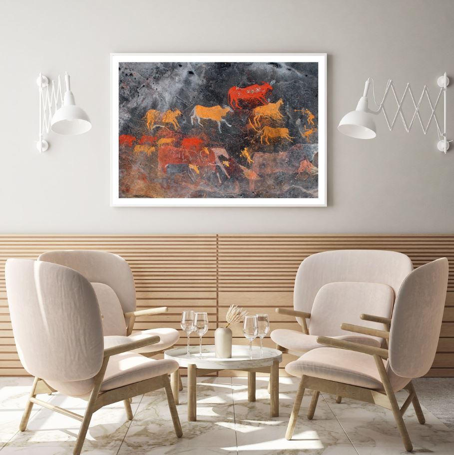 Animals Wall Painting Abstract Home Decor Premium Quality Poster Print Choose Your Sizes