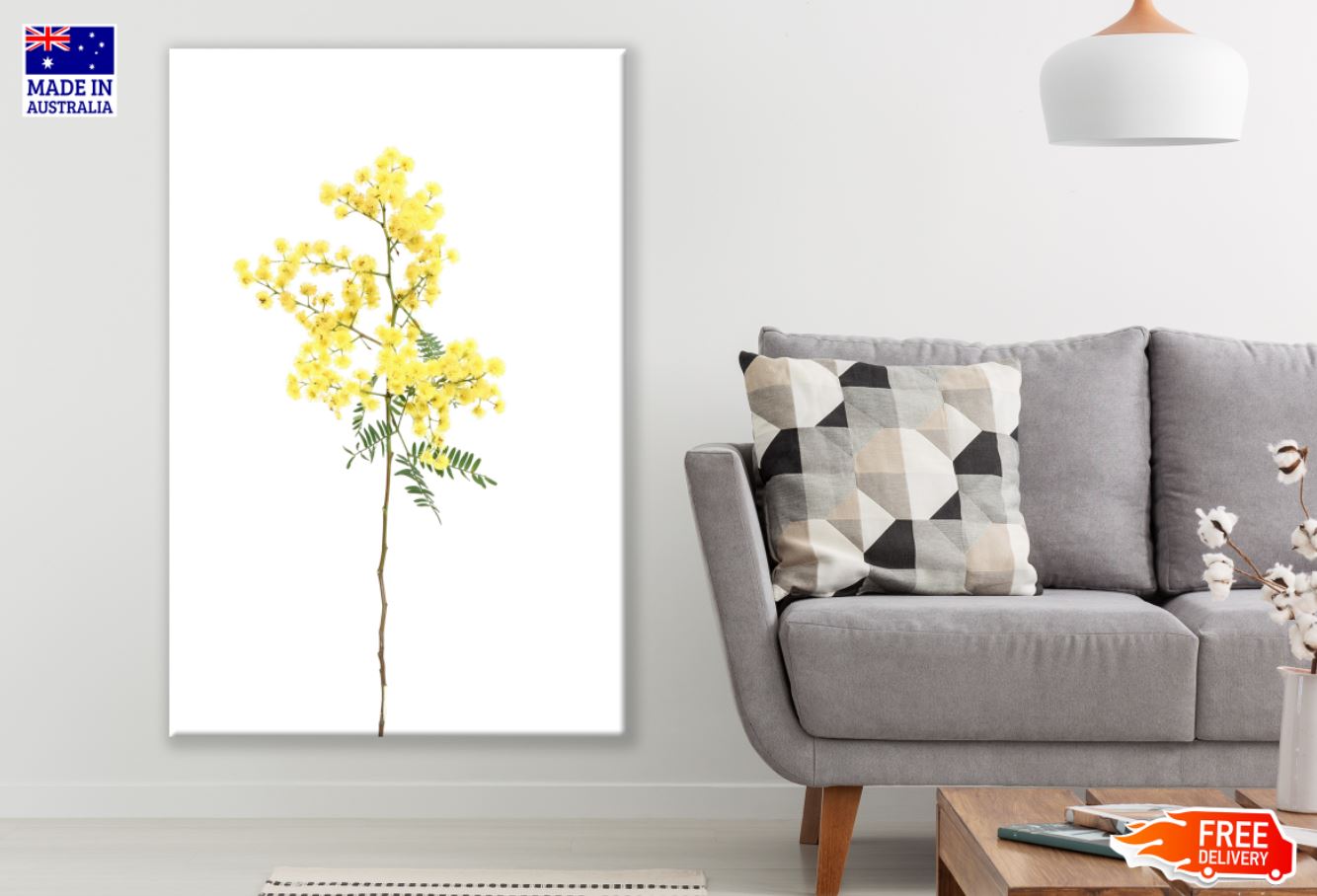 Yellow Flower Plant Photograph Print 100% Australian Made