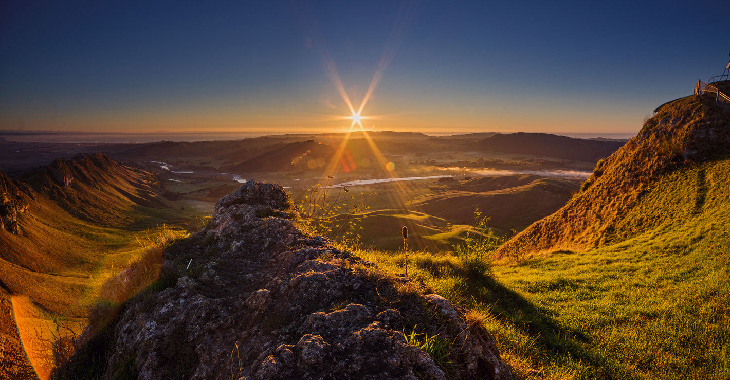 Sunset Mountain Scenery Photograph Home Decor Premium Quality Poster Print Choose Your Sizes