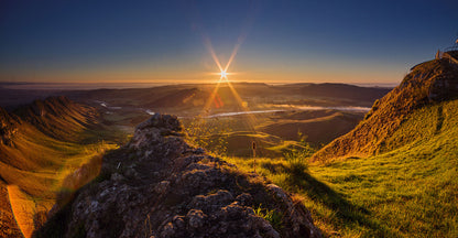 Sunset Mountain Scenery Photograph Home Decor Premium Quality Poster Print Choose Your Sizes