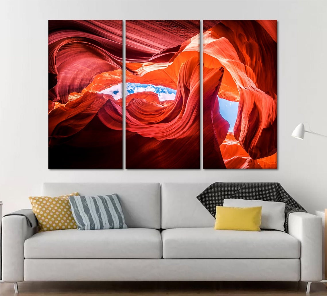 Cave print 100% Australian made wall Canvas ready to hang