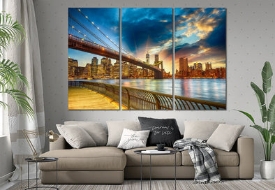 City Sunset High Quality print 100% Australian made wall Canvas ready to hang