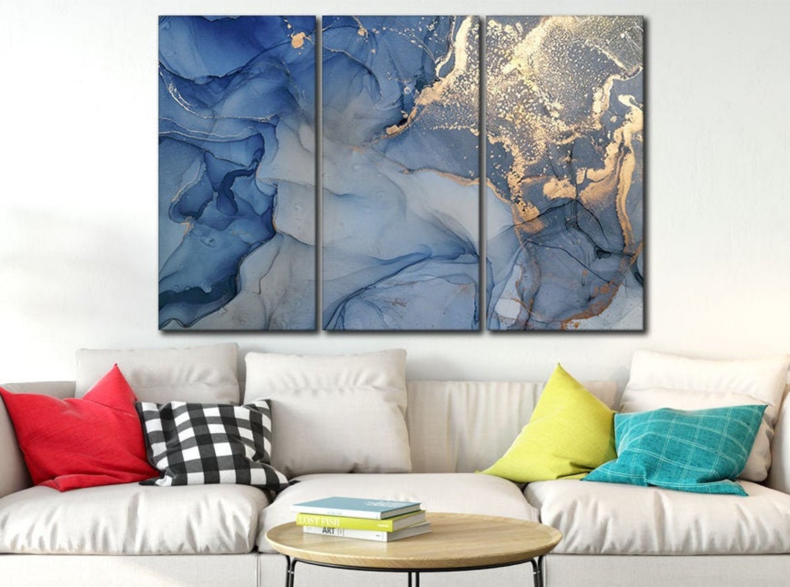 Abstract High Quality print 100% Australian made wall Canvas ready to hang