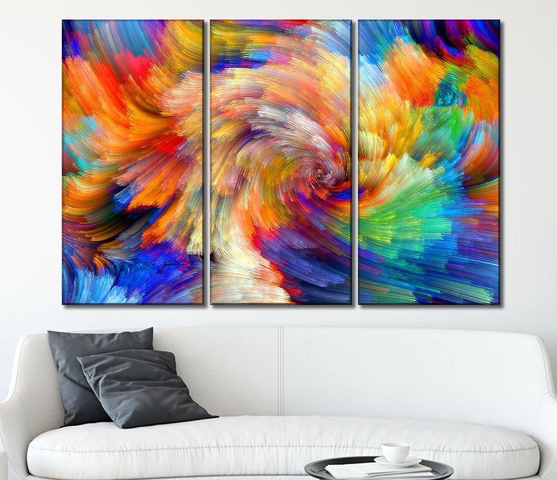 Abstract High Quality print 100% Australian made wall Canvas ready to hang