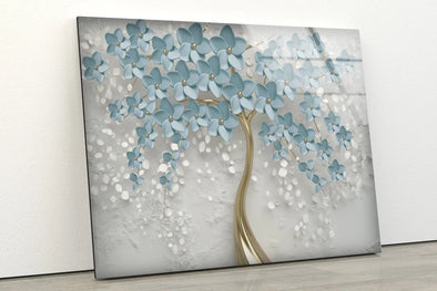 3D Flowers Acrylic Glass Print Tempered Glass Wall Art 100% Made in Australia Ready to Hang