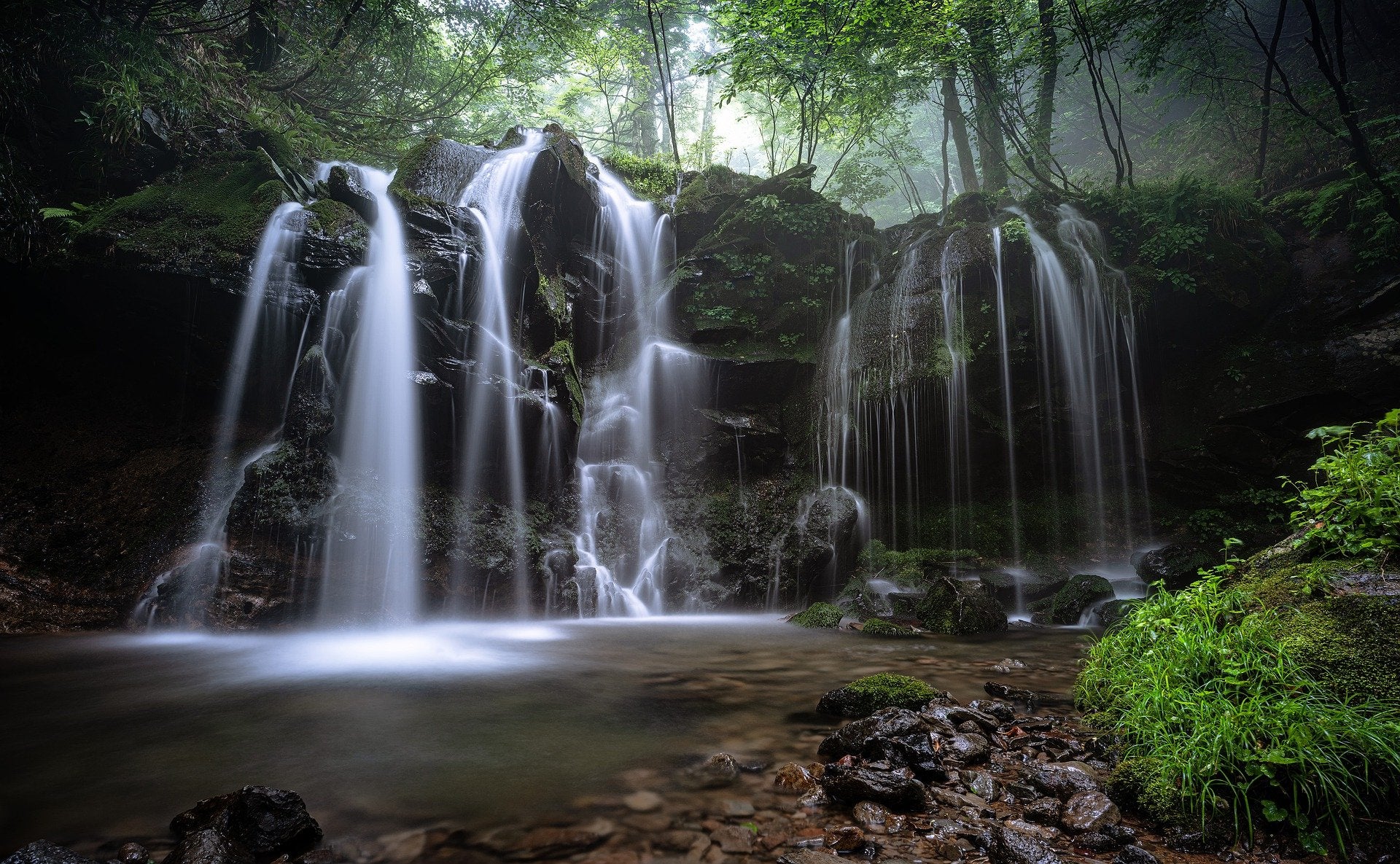 Stunning Waterfall in Forest Photograph Print 100% Australian Made