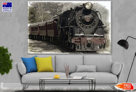 Vintage Train Photograph Print 100% Australian Made