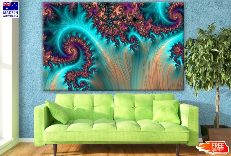 Colorful Abstract Design Print 100% Australian Made