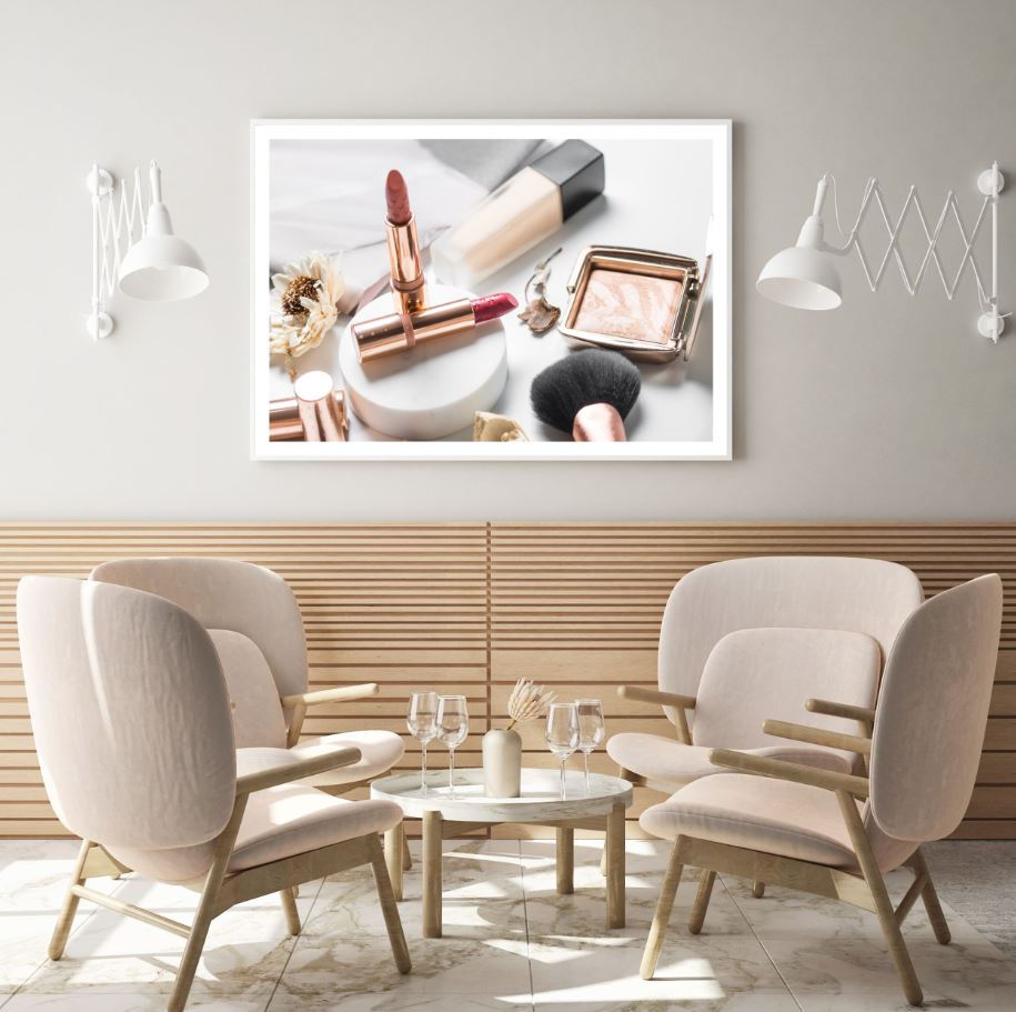 Makeup Items Photograph Home Decor Premium Quality Poster Print Choose Your Sizes