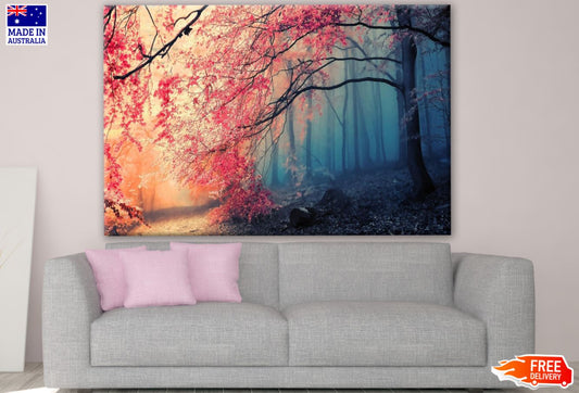 Flowers Trees & Misty Forest Photograph Print 100% Australian Made