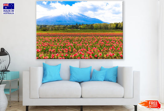 Floral Field Scenery Photograph Print 100% Australian Made