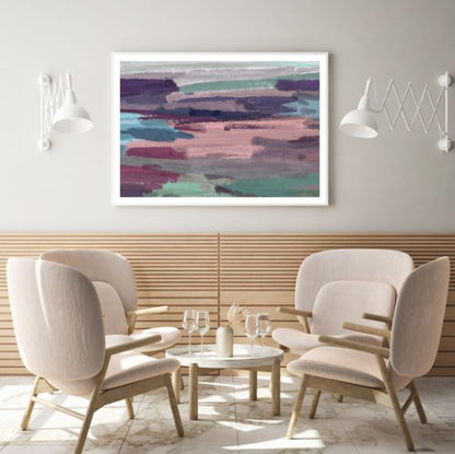 Colorful Color Strokes Oil Painting Home Decor Premium Quality Poster Print Choose Your Sizes