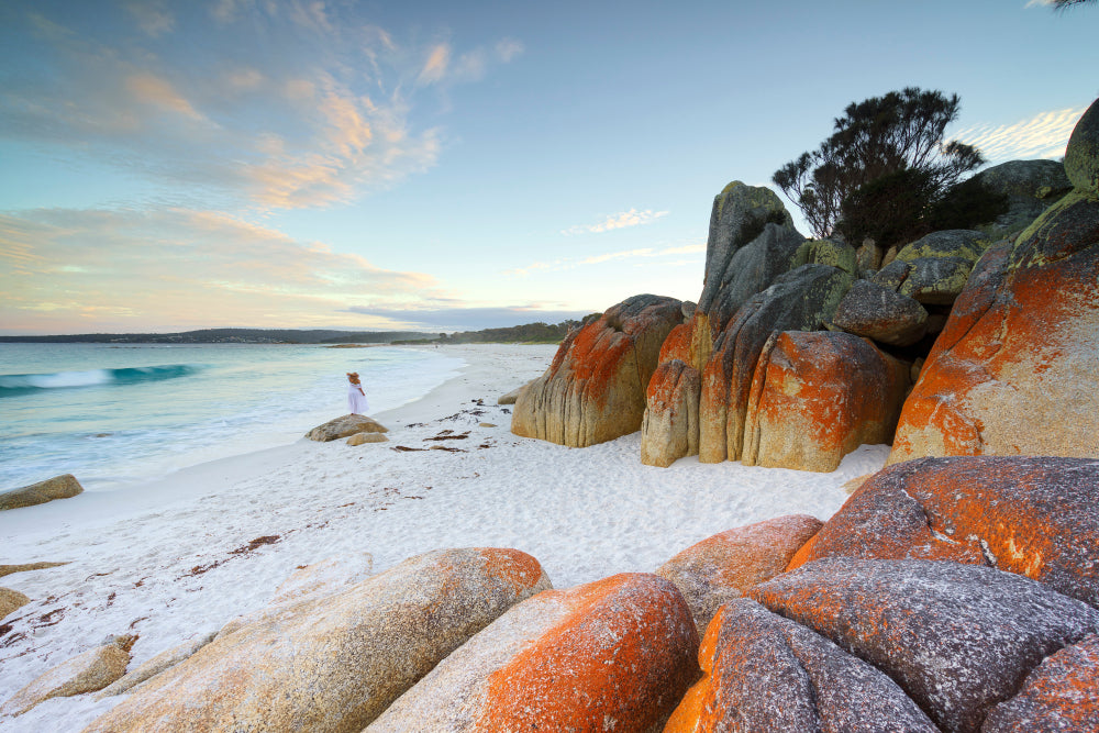 Sea with Huge Rocks Photograph Home Decor Premium Quality Poster Print Choose Your Sizes