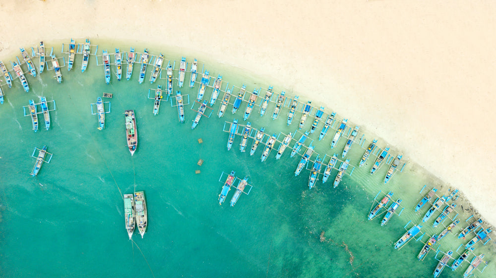 Stunning Bay Aerial View Photograph Print 100% Australian Made