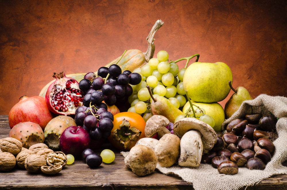 Fruits on a Table Photograph Kitchen & Restaurant Print 100% Australian Made