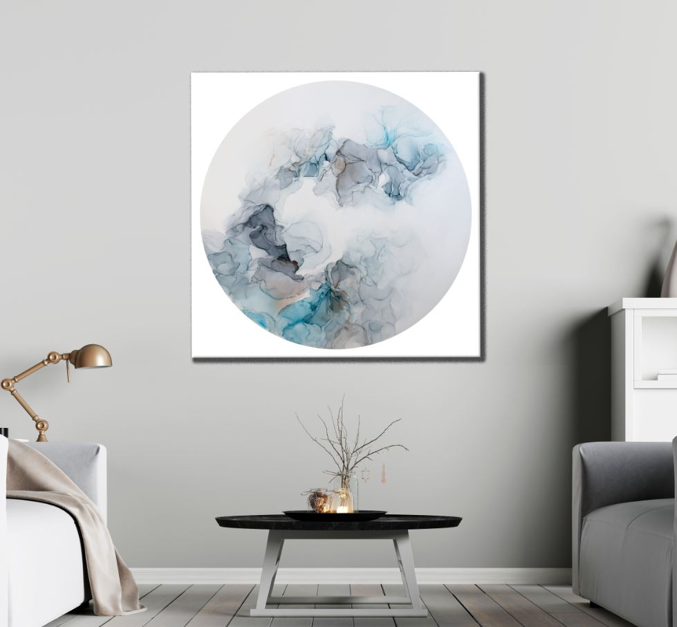 Square Canvas Colorful Abstract Design High Quality Print 100% Australian Made