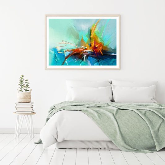 Colorful Abstract Painting Design Home Decor Premium Quality Poster Print Choose Your Sizes