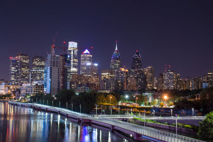 City Night View Photograph Print 100% Australian Made