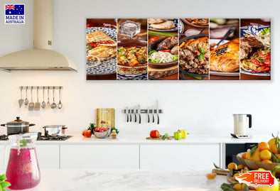 Panoramic Canvas Foods Photograph High Quality 100% Australian Made Wall Canvas Print Ready to Hang