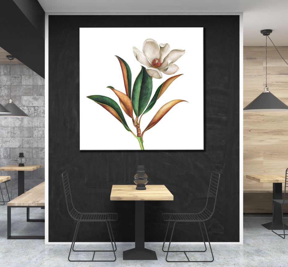 Square Canvas Colorful Flower Watercolor Painting High Quality Print 100% Australian Made