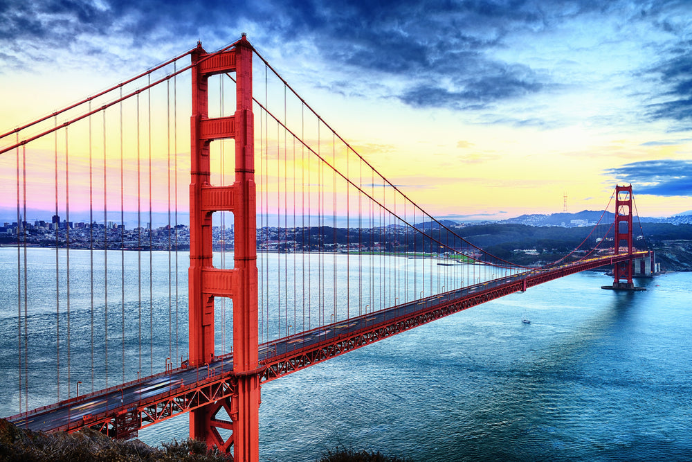 Golden Gate Bridge Sunset Photograph Print 100% Australian Made