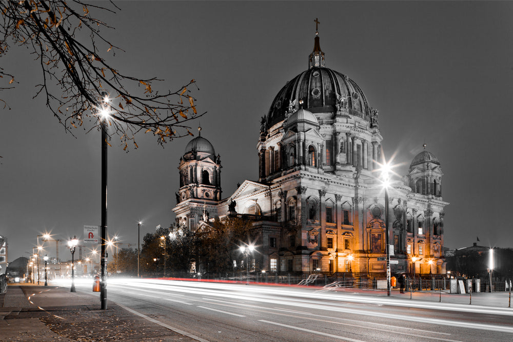 Berlin Cathedral in Germany Winter Photograph Print 100% Australian Made