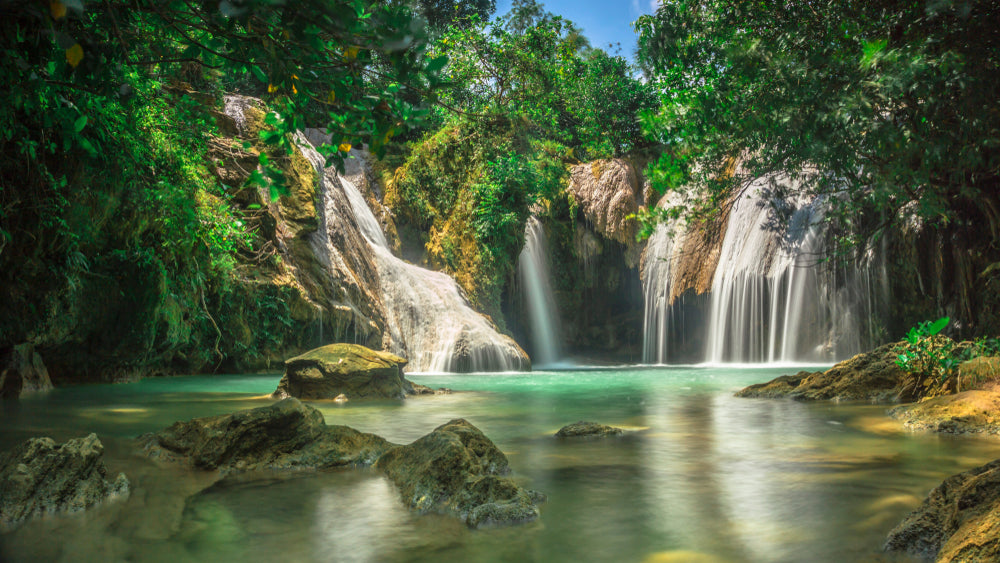 Beautiful Waterfall Nature Scenery Photograph Print 100% Australian Made