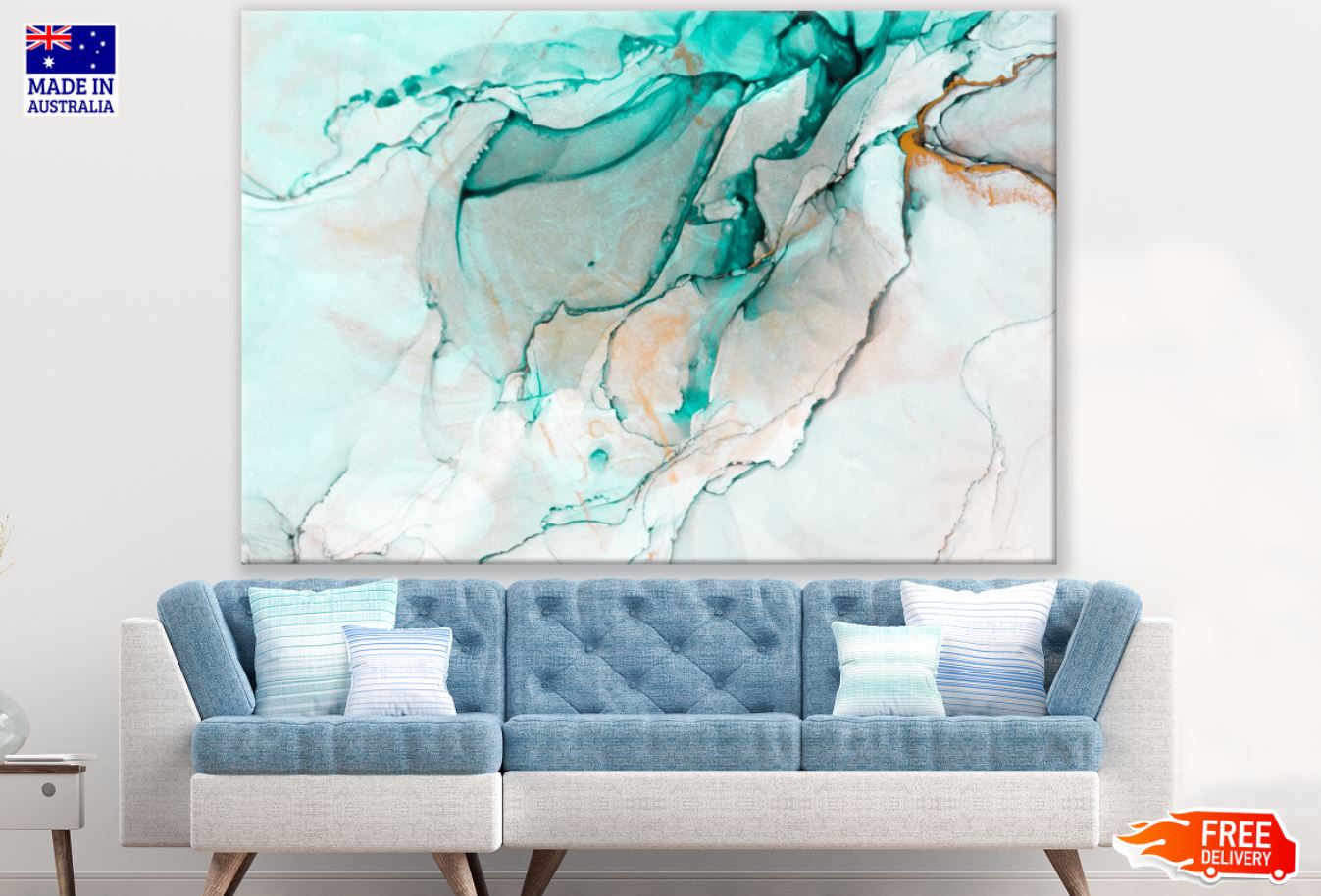 Colorful Abstract Watercolor Art Print 100% Australian Made