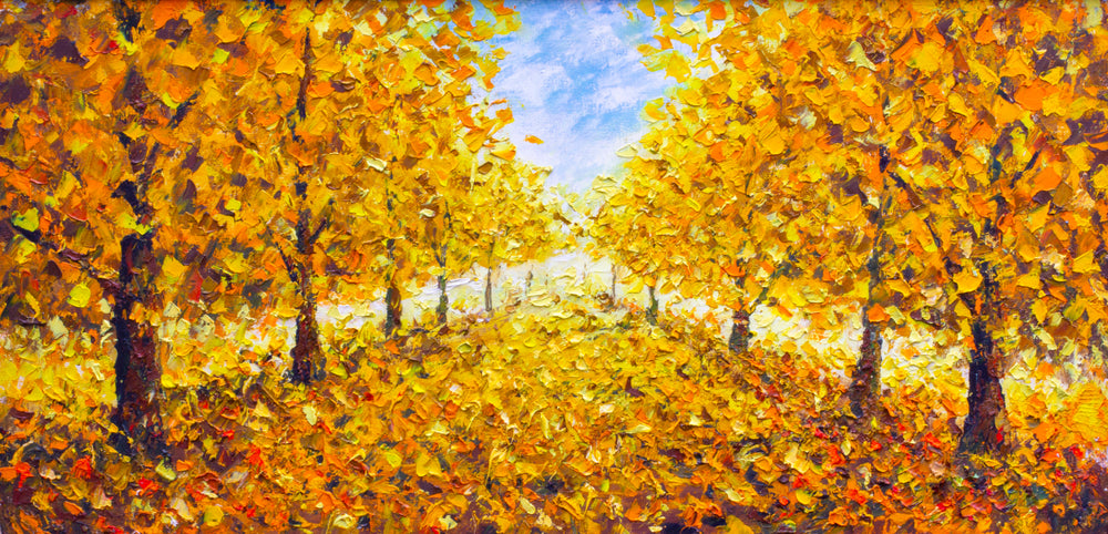 Autumn Tree Oil Painting Print 100% Australian Made