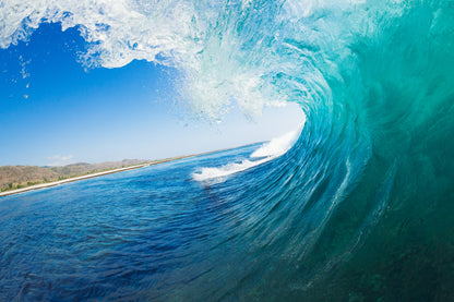 Beautiful Beach Wave Photograph Print 100% Australian Made