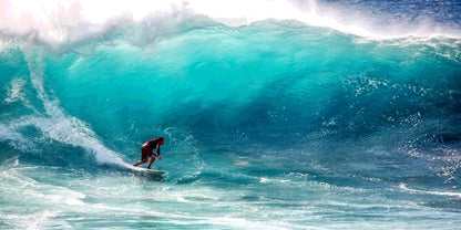 Surfer Under Huge Sea Wave Photograph Print 100% Australian Made