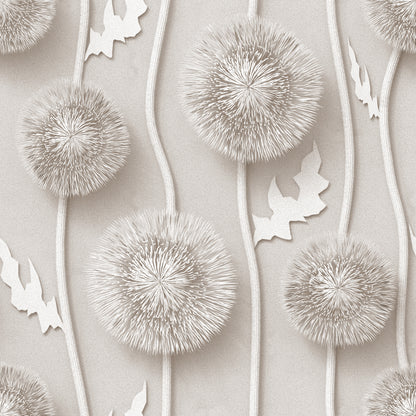 Square Canvas 3D White Floral Design High Quality Print 100% Australian Made