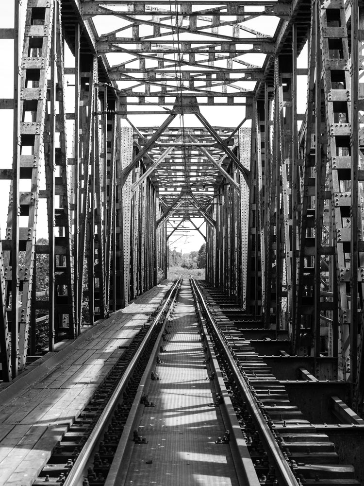 Copy of Railway Bridge B&W Photograph Print 100% Australian Made