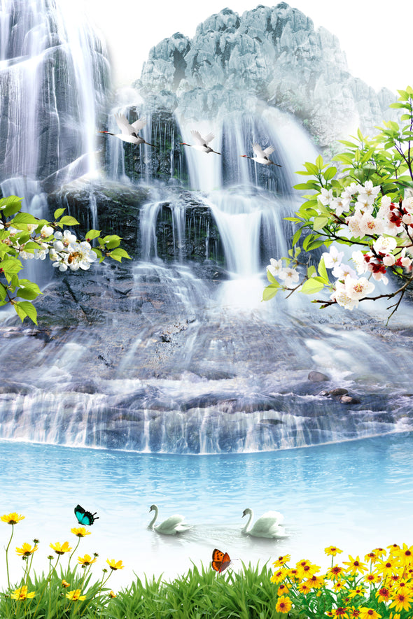 Stunning Waterfall Scenery Photograph Print 100% Australian Made