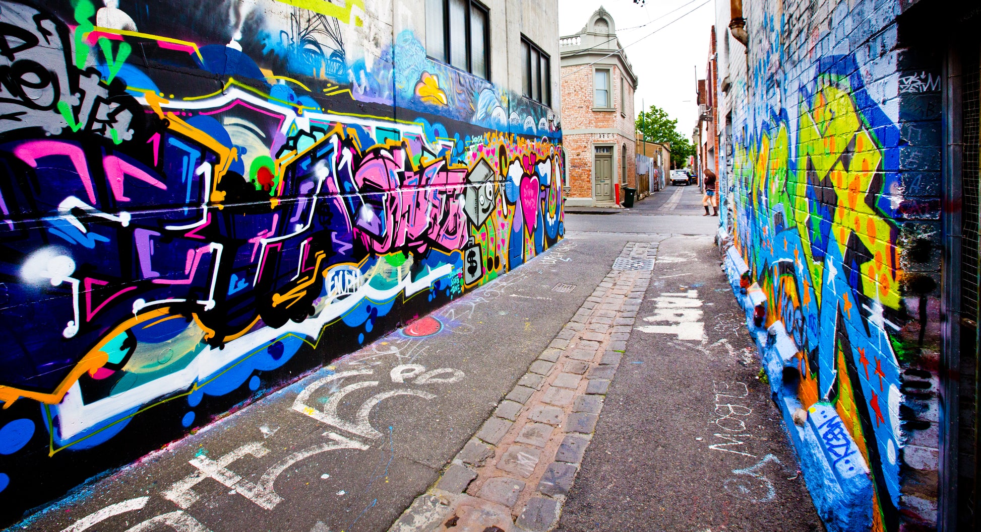 Melbourne Graffiti Print 100% Australian Made