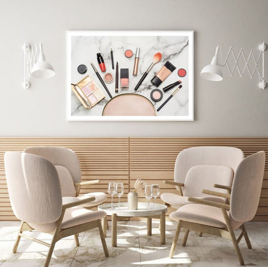 Makeup Items Aerial Photograph Home Decor Premium Quality Poster Print Choose Your Sizes