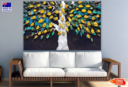 Colorful Abstract Tree Design Print 100% Australian Made