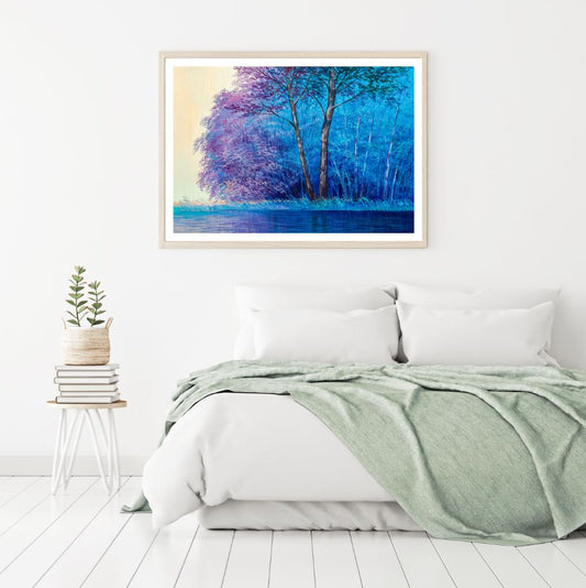 Colorful Forest Oil Painting Home Decor Premium Quality Poster Print Choose Your Sizes