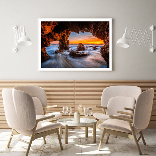 Sea Cave Scenery View Photograph Home Decor Premium Quality Poster Print Choose Your Sizes