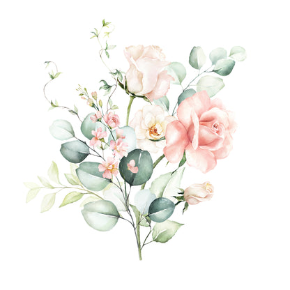 Square Canvas Rose Flowers Plant Painting High Quality Print 100% Australian Made