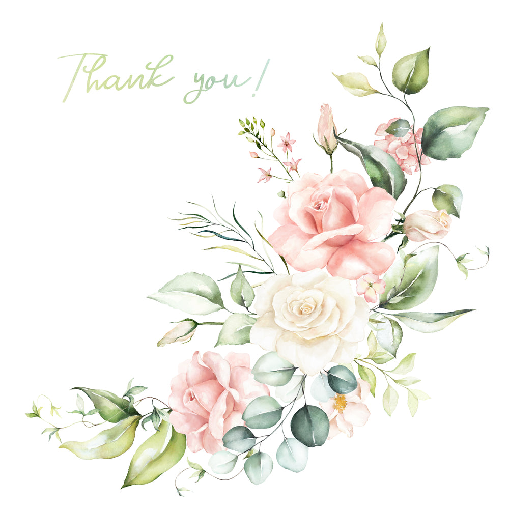 Square Canvas Pink Flowers Plant Painting High Quality Print 100% Australian Made