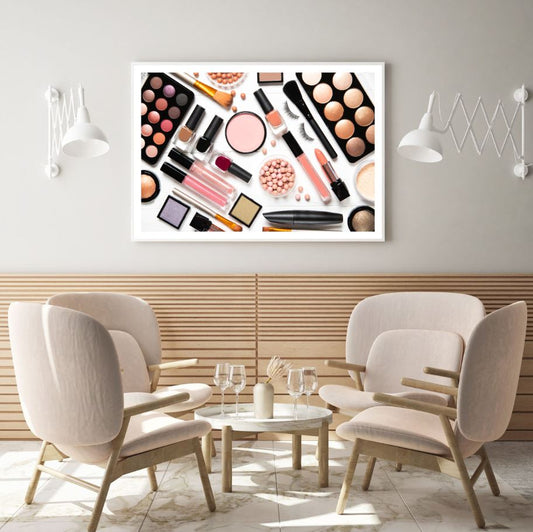 Makeup Items Aerial Photograph Home Decor Premium Quality Poster Print Choose Your Sizes