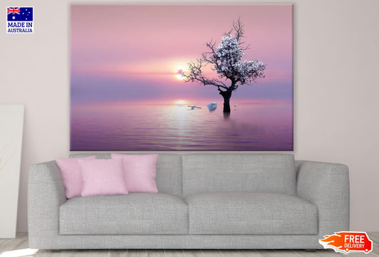 Tree in a Lake Photograph Print 100% Australian Made