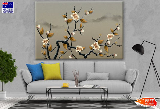 Flower Tree Design Print 100% Australian Made