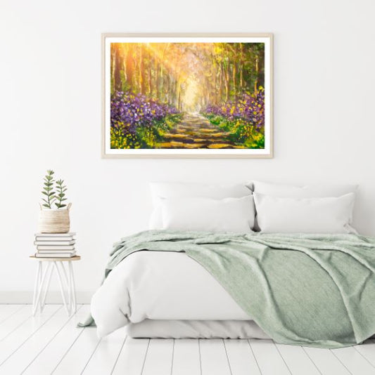 Colorful Nature Scenery Oil Painting Home Decor Premium Quality Poster Print Choose Your Sizes